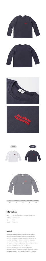 メロウモーメント プレーンTシャツ (Navy)