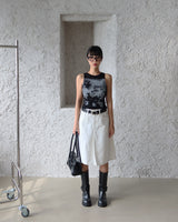 Ghost printed sleeveless shirt