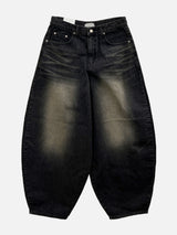 Mobeu washed balloon denim