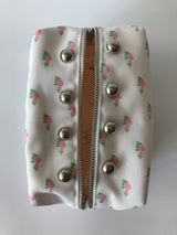 floral-embroidered pouch