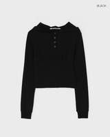 [MADE] Cello Button Hoodie Long Sleeve Shirt