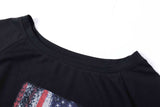 American Print Short Sleeve T-Shirt 231232110