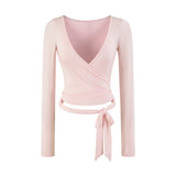 Lavi V Neck Wrap Top