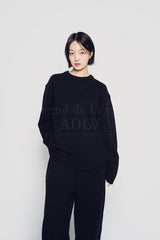 24FW オーバーサイズセットアップニットパンツ BLACK