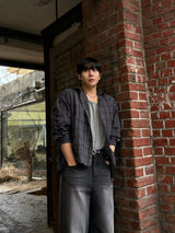 Darkgrey wide pants