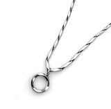 [MADE] 039 Twisted square necklace