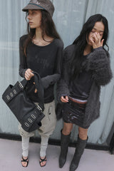 26SS★ RAW CUT BLUR GRAPHIC LONG SLEEVE T-SHIRT