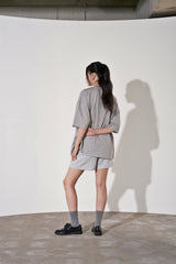 ビンテージ P. ダイイングカットアウト 1/2 ボックスT (Gray)