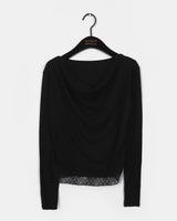 Hitol Lace All-in-One Shirring Dress T-shirt