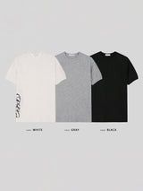LMN ファブレタリングマッスルクロップ半袖Tシャツ (3 colors)
