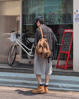 フローピグメントウォッシングショートスリーブシャツ