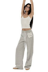 09 Numbering straight pants