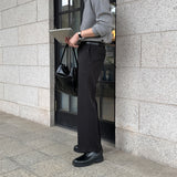 LMN Cent Half-Bendable Long Wide Slacks (3 colors)