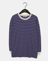 Ratto Stripe Color Long Sleeve Sweatshirt