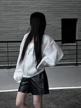 [unisex] サマークールシースルーフードジップアップ (2color)