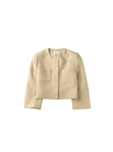 Poem tweed jacket_beige