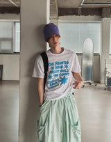 Hound Star Lettering Over Short Sleeve T-shirt