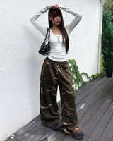 Jerb Camo Banding Pocket Wide-Fit Training Pants