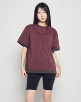 26SS WOMAN バイカーデニムショートパンツ