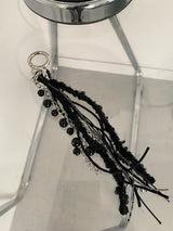 Boucle Mix Long Tassel Keychain