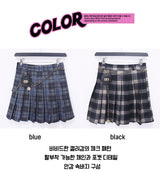 チェーンバッグチェックスカート (2color)