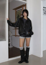 SQUARE STUD MINI SHORTS