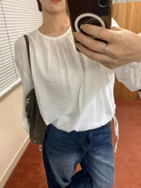 Hour string blouse