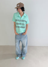CLOUD WASHED WIDE DENIM