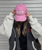 SSSTARストーンウォッシュボールキャップ_ 4 COLORS