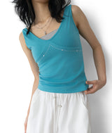 Hotfix Stud Tank Top