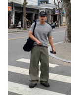 ケーションレザーカラーマッチングパンツ