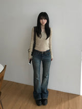Miz V-neck knitwear (3 colors)