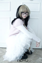 Angora Half-Puff Short-Sleeved Knitwear (2color)