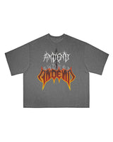 アンドエンドオーバーサイズTシャツ(レッド)