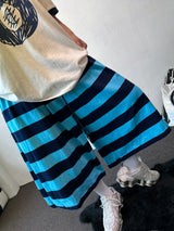 Frisening Stripe Bermuda Shorts 4color