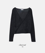 LP Cozy V-neck Wrap Knit (3color)