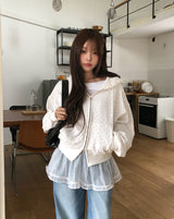 キャシーシースルーフリルスカート
