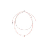 [925 SILVER] パステルストリングネックレス (3colors)