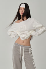 Bright Beginning Track Pants, Gray