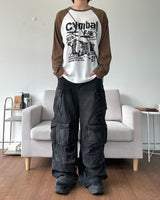 ファンシーラグランニットTシャツ