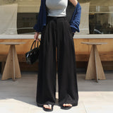 [MADE] Summer ver, double tack wide slacks pants