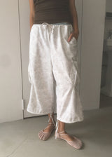 FLOWER PASTEL BERMUDA PANTS