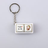 THIS IS ME Fidget Keycap Keychain