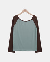 Nerd Contrast Raglan Long-Sleeve T-Shirt