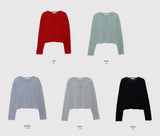 BT Linen Round Simple Knit Cardigan (10color)
