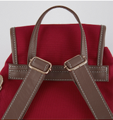 Nostalgia Canvas Backpack Red