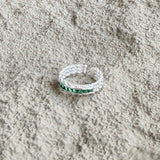 Emerald Glimmer Ring