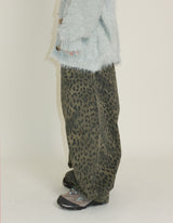 (Leopard Item)キヤヒョウ柄バルーンフィットワイドパンツ
