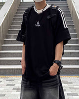 アウトサイドトラック ブロックコアTシャツ 4C