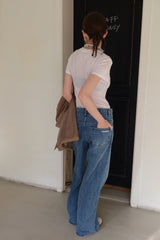 TWO-BUTTON DENIM_BLUE